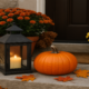 Herbstdeko, Halloween, Laterne, Licht